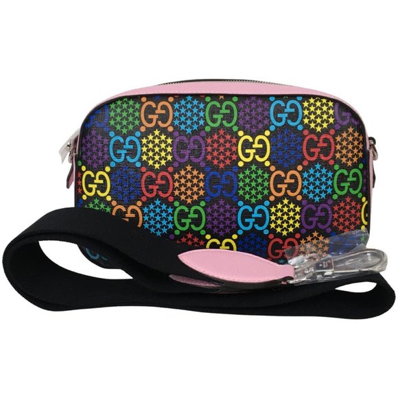 Gucci Women's GG Supreme Monogram Web Shoulder Bag Multicolor Sz Small DM15 - Picture 7 of 15